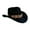 Black, variant on Abbraccia Cowboy Hat Cosplay with Wide Belt for Hiking Travel Carnival Costume Accessories Black