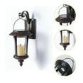 thumbnail image 5 of LuxenHome Hanging Solar Light Lantern Wall Sconce, 5 of 10