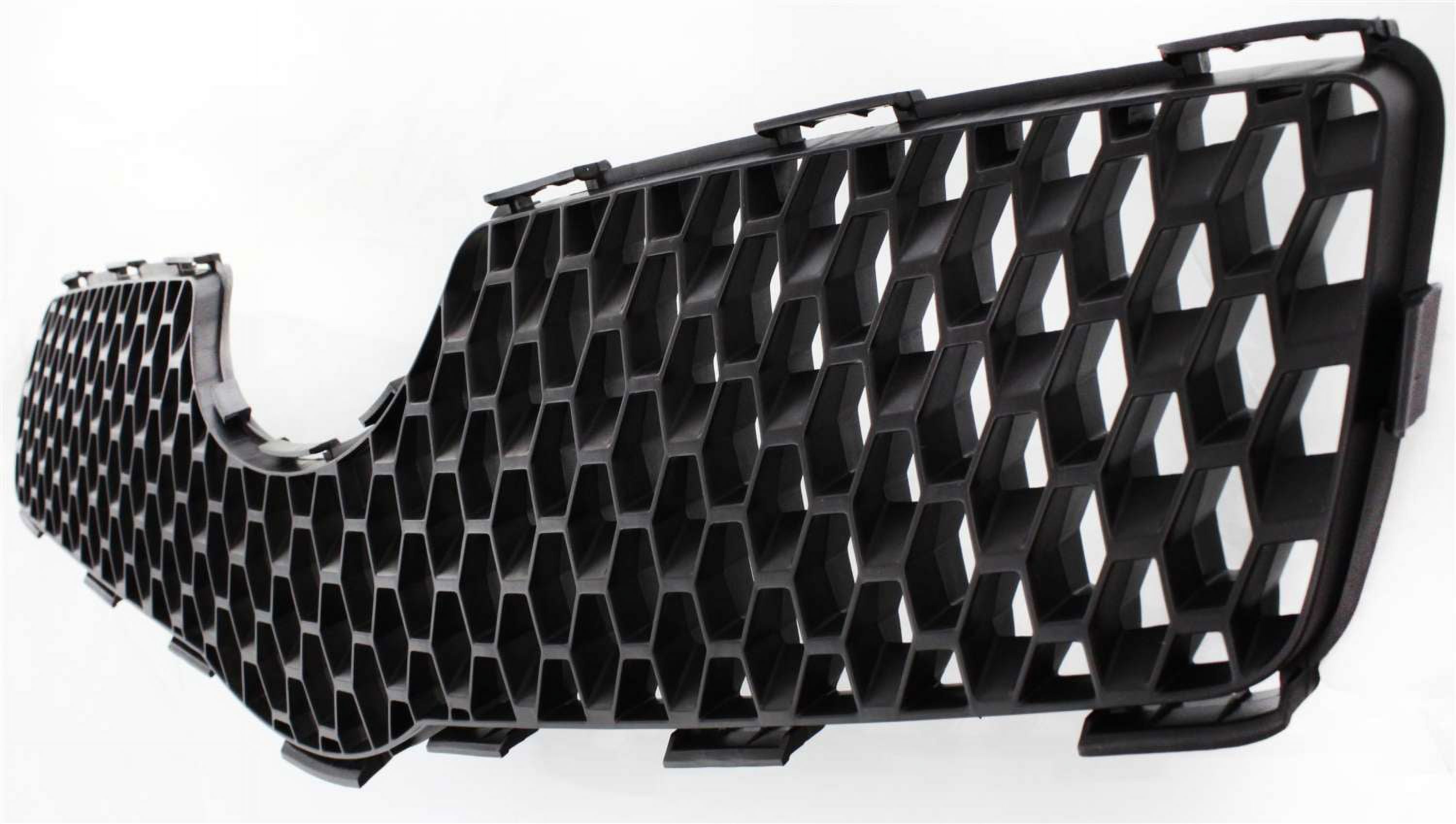 Grille Assembly Compatible With 2007-2008 Toyota Yaris Hatchback Textured Black Shell and Insert