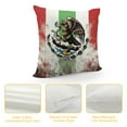 thumbnail image 4 of JEUXUS Mexican Flag Eagle Flag Plush Throw Pillow Covers , Sofa Bedroom Cushion Cover, Suitable for Sofa, Bed, Living Room Decorative Pillowcase, 4 of 5