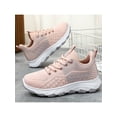 thumbnail image 5 of Daeful Espadrilles pour Femmes Entraînement Entraînement Physique Course Chaussure de Marche Tige en Tricot Confort Chaussures Athlétiques Rose 5.5, 5 of 5