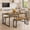 Bench-Retro, variant on Asofer Dining Table Set for 4, Wood Dining Table with 4 PU Leather Chair for Home and Kitchen, Black