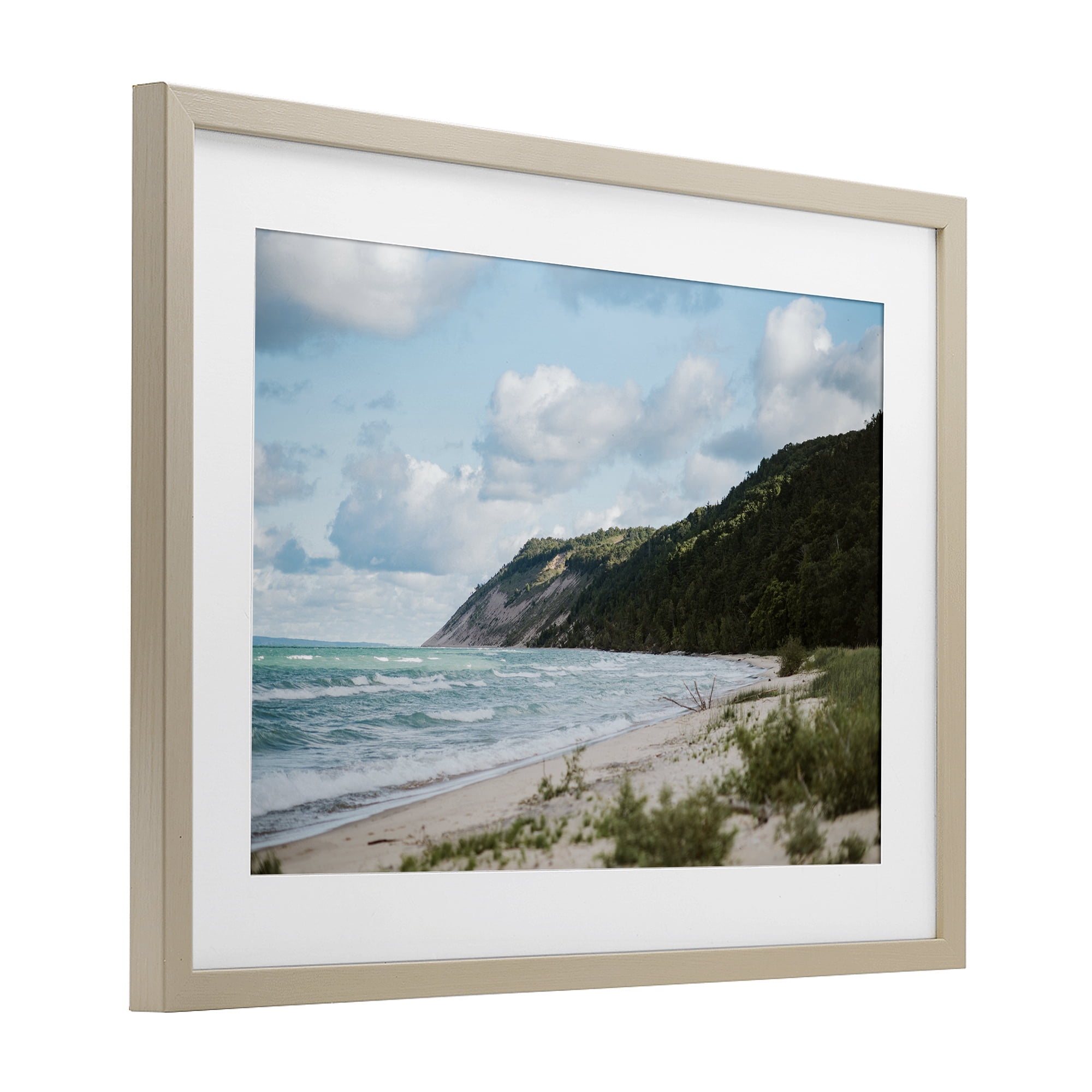 Stupell Industries Sleeping Bear Cliff Birch Framed Print Under Glass, design by Amy Carroll