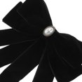 thumbnail image 4 of Unique Bargains Bowknot Ribbon Bow Brooch Neck Tie Black, 4 of 6