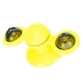 thumbnail image 4 of Jouet de Chat Rotatif, Jouet de Rotation de Chat Multiples Fonctions Attrayantes Moulin à Vent Jouet pour Chat Doux pour les Chats à Palir avec les Chats Jaune, 4 of 8