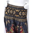 thumbnail image 5 of YONGHS Kids Girls Workout Yoga Bohemian Harem Pants for Beach Sports Gymnastic Dance Active wear Black 9-10, 5 of 7