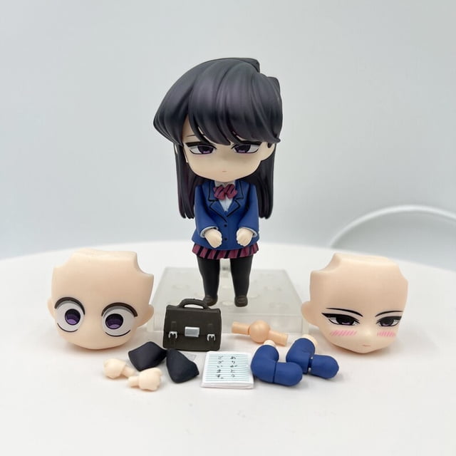 Komi no puede comunicarse con Shoko Komi Anime Figure, Komi-san wa Komyushou desu Action Figure, Colección Modelo Butter Toys Gift, #18531853 Sin caja al por menor zhangmengya unisex