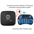 thumbnail image 5 of Combo Smart TV Box Android 4K DOSYU 1Gb Ram 4Gb Rom OTT Mini Keyboard, 5 of 5