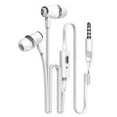 thumbnail image 2 of 3.5mm Earphone In-ear Headphone Mobile Phone Computer Stereo Headset with Noise Reduction Mic, White, 2 of 9