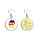 thumbnail image 1 of Saludos en alemán. Pendiente Sol Flor Pendiente Joyas Moda Unbranded M, 1 of 3