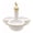 Design 8, variant on Gold and White Mosque Tower Model Desktop Ornament,Ramadans Eid Home Decors