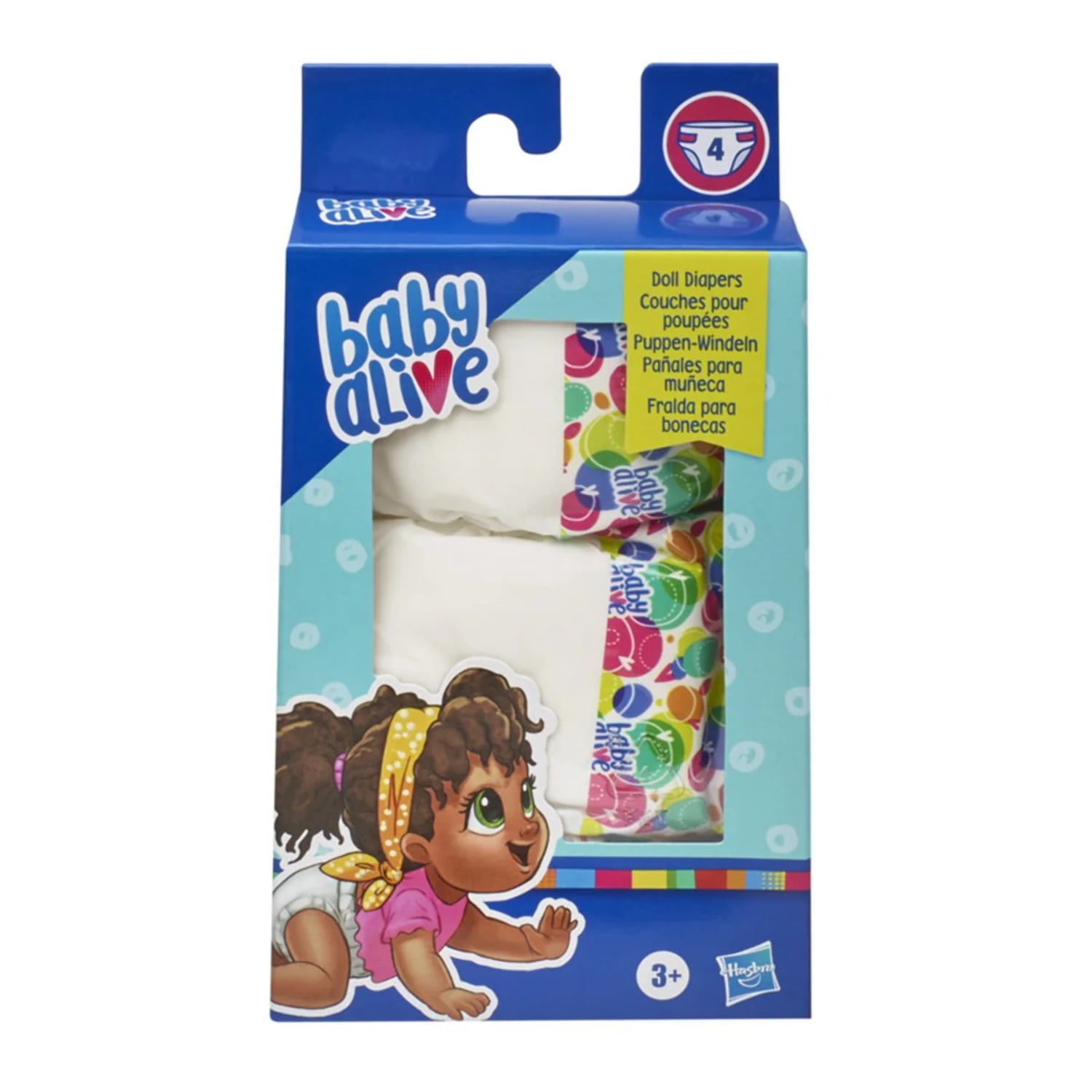 (2 pack) Baby Alive: Doll Diaper Accessories, 4 Count