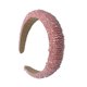 thumbnail image 2 of Sonducket Diademas con cuentas de cristal con purpurina, tocado de punto Flexible para el cabello, tocado para mujer, fiesta, colorido brillante Accesorio para el cabello Rosado Sonducket AP010971-09B, 2 of 5