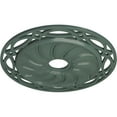 thumbnail image 3 of Ekena Millwork 26 5/8"OD x 4 1/2"ID x 1 3/8"P Loera Ceiling Medallion (Fits Canopies up to 6 1/4"), Hand-Painted Cloud Burst, 3 of 5