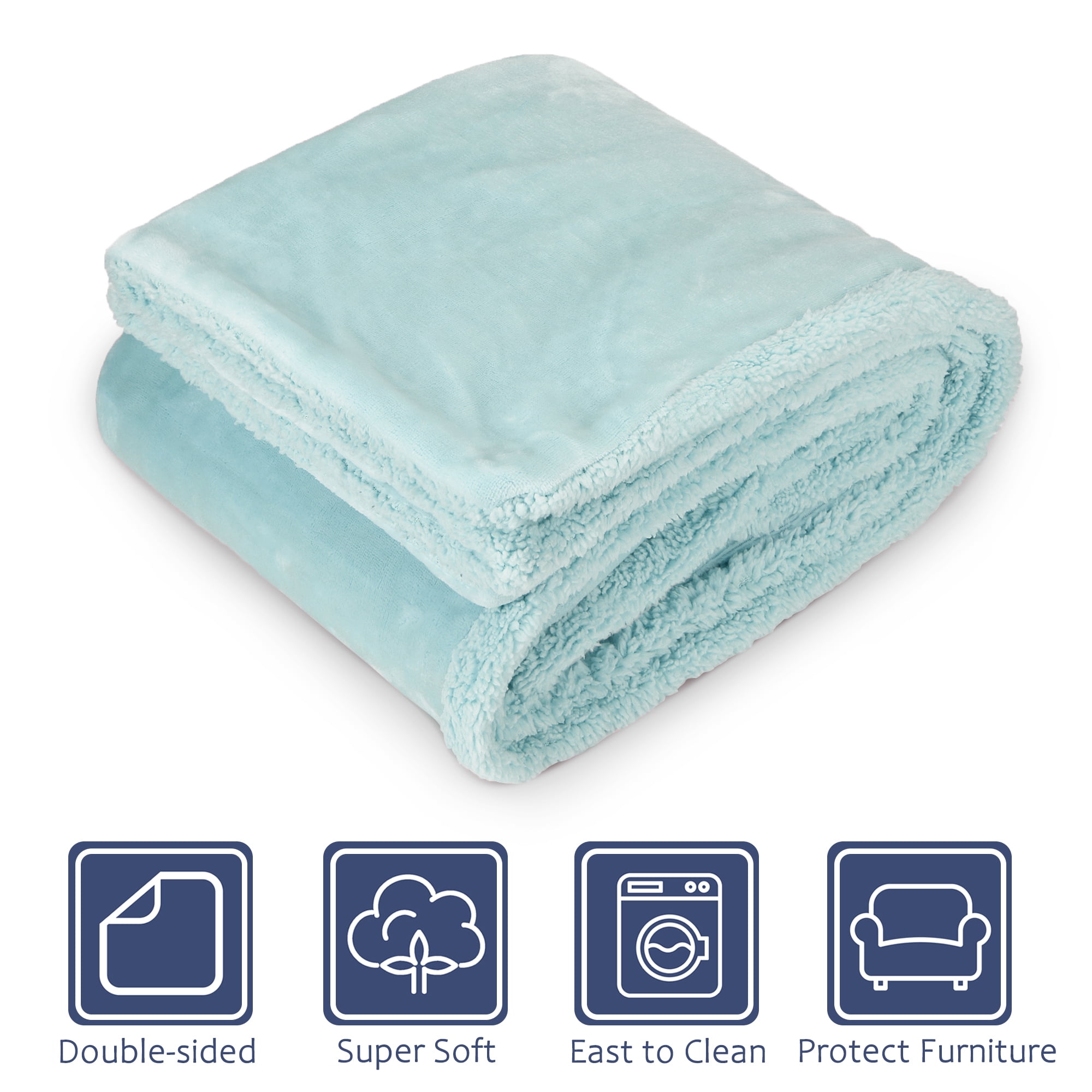 Dog Blankets for Large Dogs,Super Soft Warm Sherpa Fleece Plush Doggie Blankets and Throws for Small Medium Puppy Doggy Pet Cats