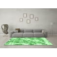 thumbnail image 3 of Ahgly Company Indoor Round Abstract Emerald Green Modern Area Rugs, 6' Round, 3 of 4