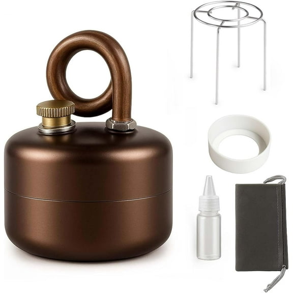 Alcohol Stove Spirit Burner Camping Portable Mini Ultralight Windproof Backpacking Heater Stoves Jet Flame For Emergency Preparedness & Outdoor Adventures