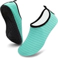 thumbnail image 2 of Luniquz Water Shoes for Women Men Quick-Dry Aqua Socks Swim Beach Barefoot Yoga Exercise Wear Sport Accessories Pool Camping Must Haves Adult Youth Size-Green, 2 of 6