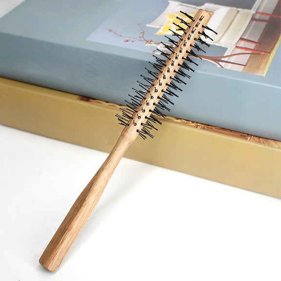 Fankiway Beard Brush Round Breasts Suitable For Beard And Hair Bristles And Beard Styling Men's Styling Brush Elegant Wood Beard Brush, Beauty & Personal Care