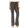 thumbnail image 2 of Chandly Women's Pants Flare High Waisted Casual Palazzo Bottoms, Blue Paisley, L, 2 of 2