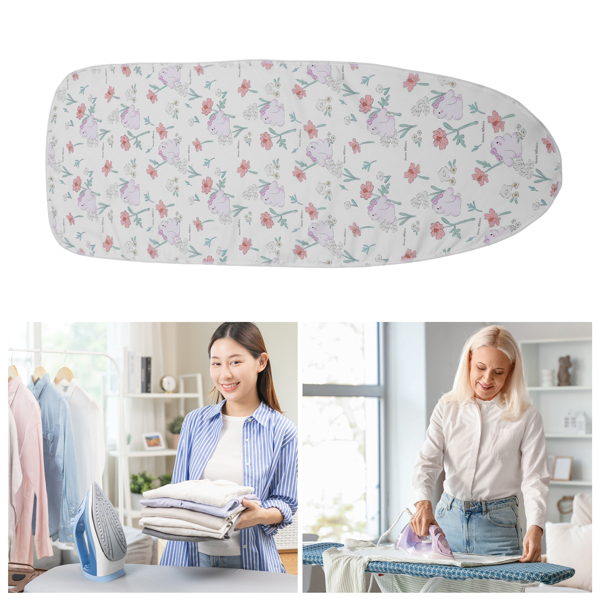 Unique Bargains Print Ironing Board Cover Standard Size 1 Pc Colorful