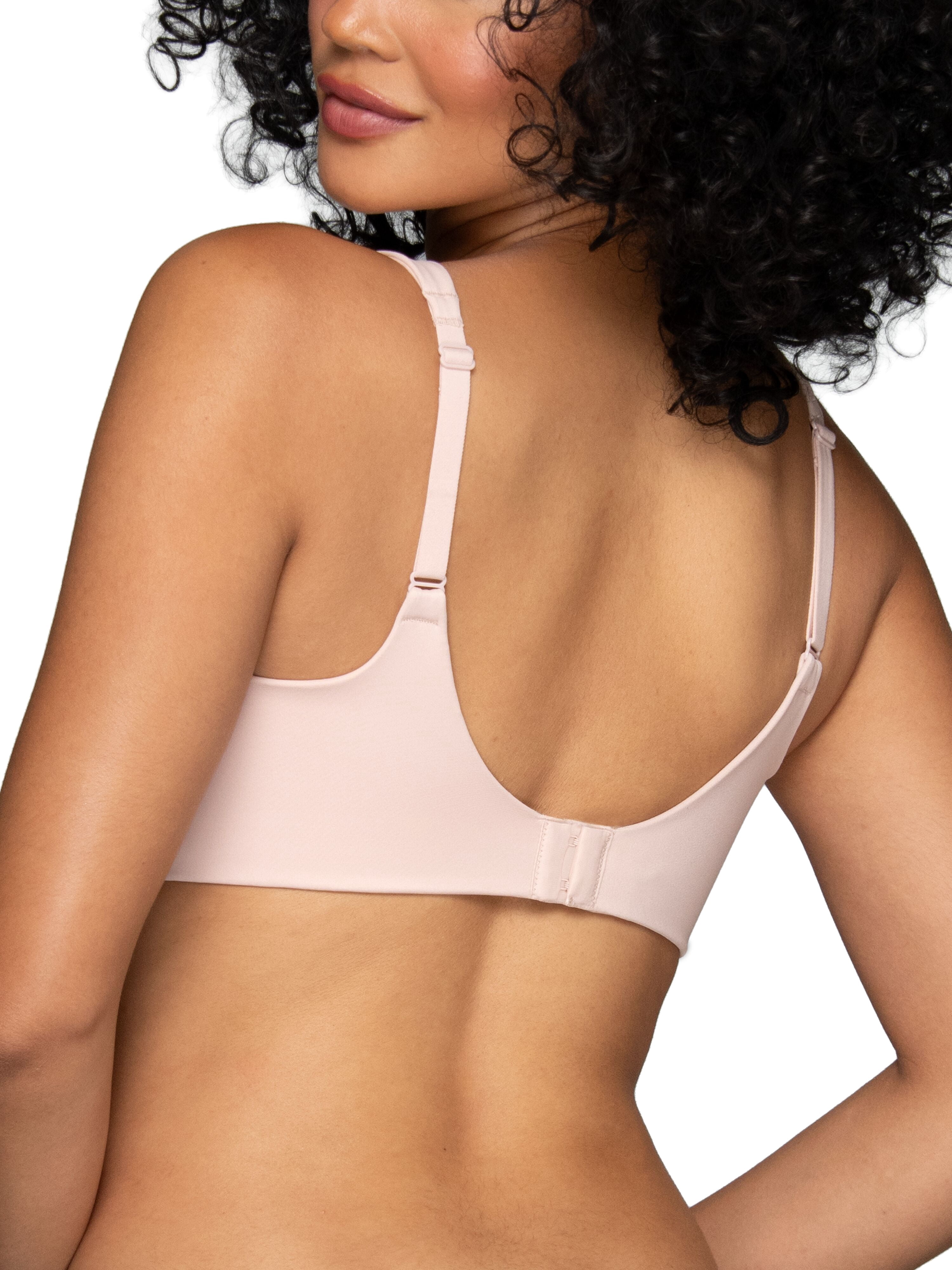Vanity Fair Lingerie Women's Beauty Back Wireless Bra with Lift, Smoothing, Simple Sizing S-3XL, Style 72164