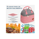 thumbnail image 4 of Lonchera Termicas Bolsa Almuerzo Para Dama Escolares Xtellar rosa, 4 of 4