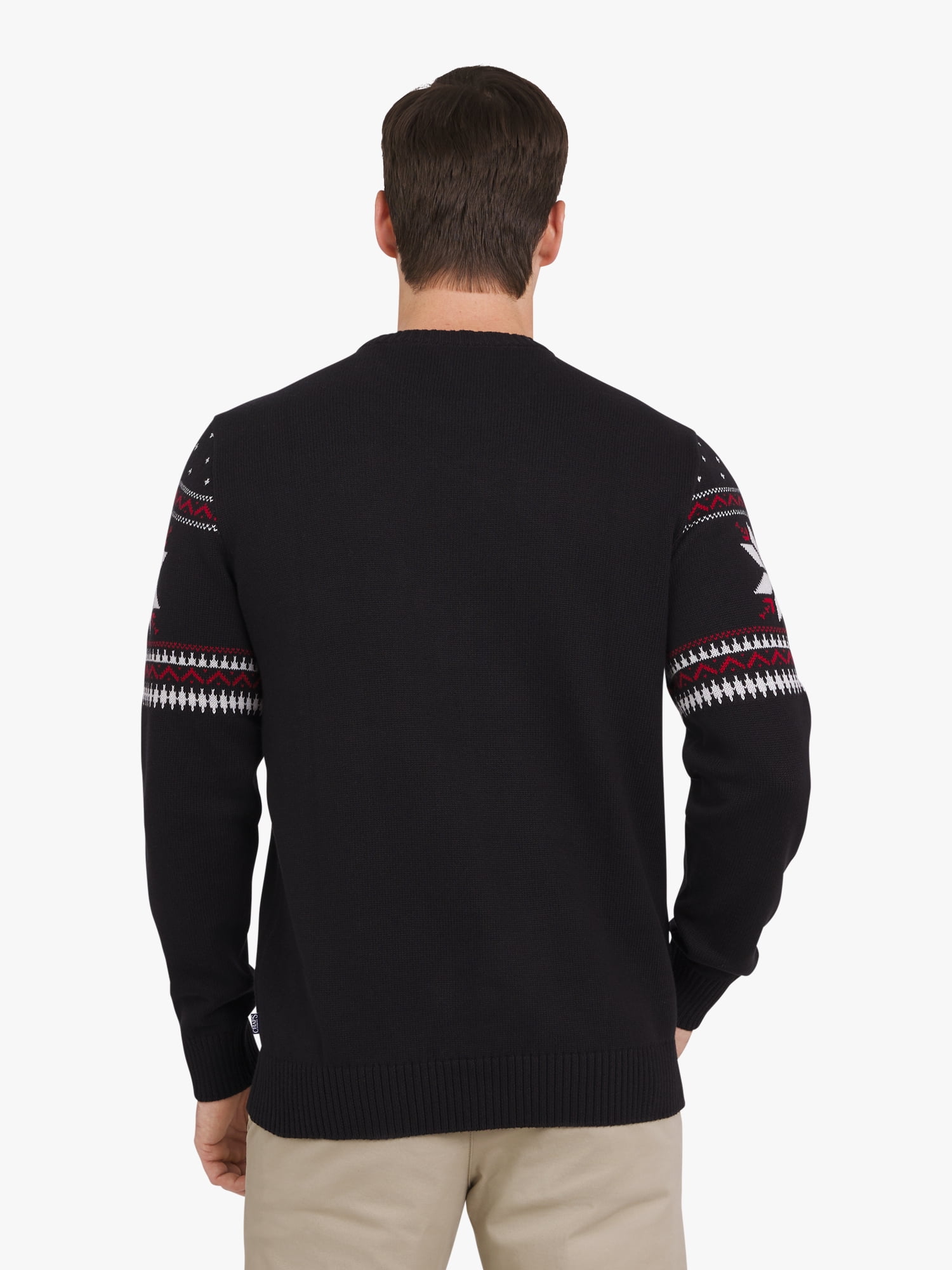 Chaps Men's & Big Men's Cotton Holiday Fairisle Crewneck Sweater, Sizes S-3XL