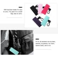 thumbnail image 2 of OUNONA 5pcs Lipstick Storage Pouch Keychain Practical Design Rose Red Daughters, 2 of 4
