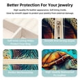 thumbnail image 3 of Sea Turtle Travel Portable Square Jewelry Box Organizer: Ideal Solution for Rings, Earrings, Necklaces, Bracelets, and More! Gift for Girls and Women., 3 of 6