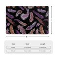 thumbnail image 4 of XMXT Indoor Area Rug, Colorful Feather Design Non-Slip Polyester Rugs for Living Room, 36 x 24 inches, 4 of 9