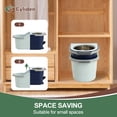 thumbnail image 6 of Eyliden Foot Pedal Spin Mop and Bucket Set with Wringer - Includes 3 Microfiber Pads for Floor Ceaning, 6 of 9