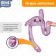 thumbnail image 2 of Gorro De Felpa Con Orejas Movibles RM REGALOMEX Con Luces Purpura Mediano, 2 of 7
