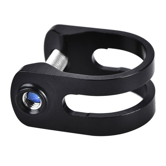Durable High Strength Long Time Service Bicycle Brake Lever Clamp, Good Tenacity Black for Bike