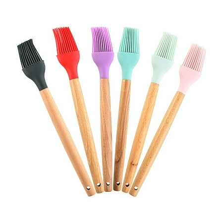 

SPRING PARK Basting Brush Silicone Pastry Baking Brush BBQ Sauce Marinade Meat Glazing Oil Brush Heat Resistant Kitchen Cooking Baste Pastries Cakes Meat Desserts Dishwasher Safe
