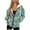 Flower Corgi, variant on FOR U DESIGNS Cute Cat Oversized Zip Up Hoodie for Women Sweatshirts for Women Loose Fit Hoodies Size XS Ladies Lightweight Zipper Down-Shoulder Collar Hooded Winter