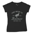 thumbnail image 5 of Ford Motor Co Bronco Detroit MI Women's V-Neck T-shirt Vintage Truck Since 1966 4x4 Off Road Adventure Classic Car Fan Tee, 5 of 7