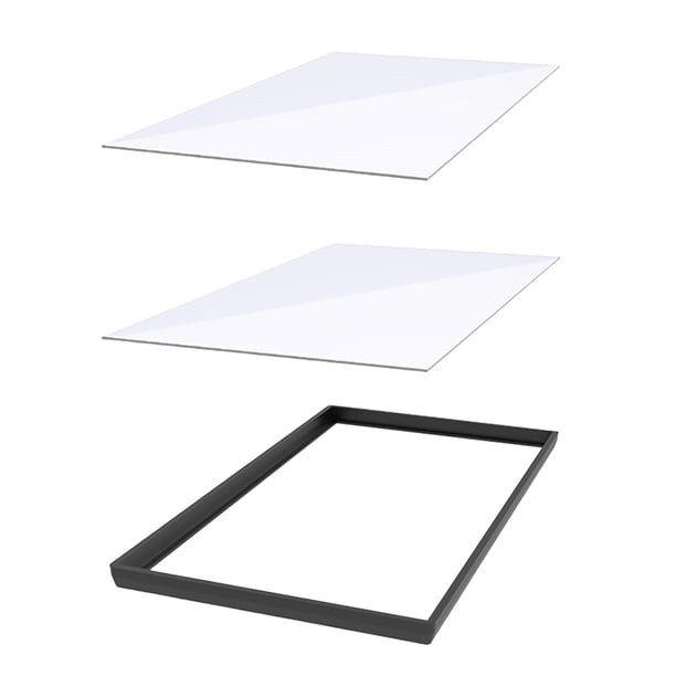 2 PCS Tempe Glass Screen Protector para Game Console Película Red