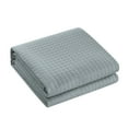 thumbnail image 4 of Chic Home Atasha Box Stitched Design Bed In A Bag Quilt Set - Queen 90x90", Grey, 4 of 6