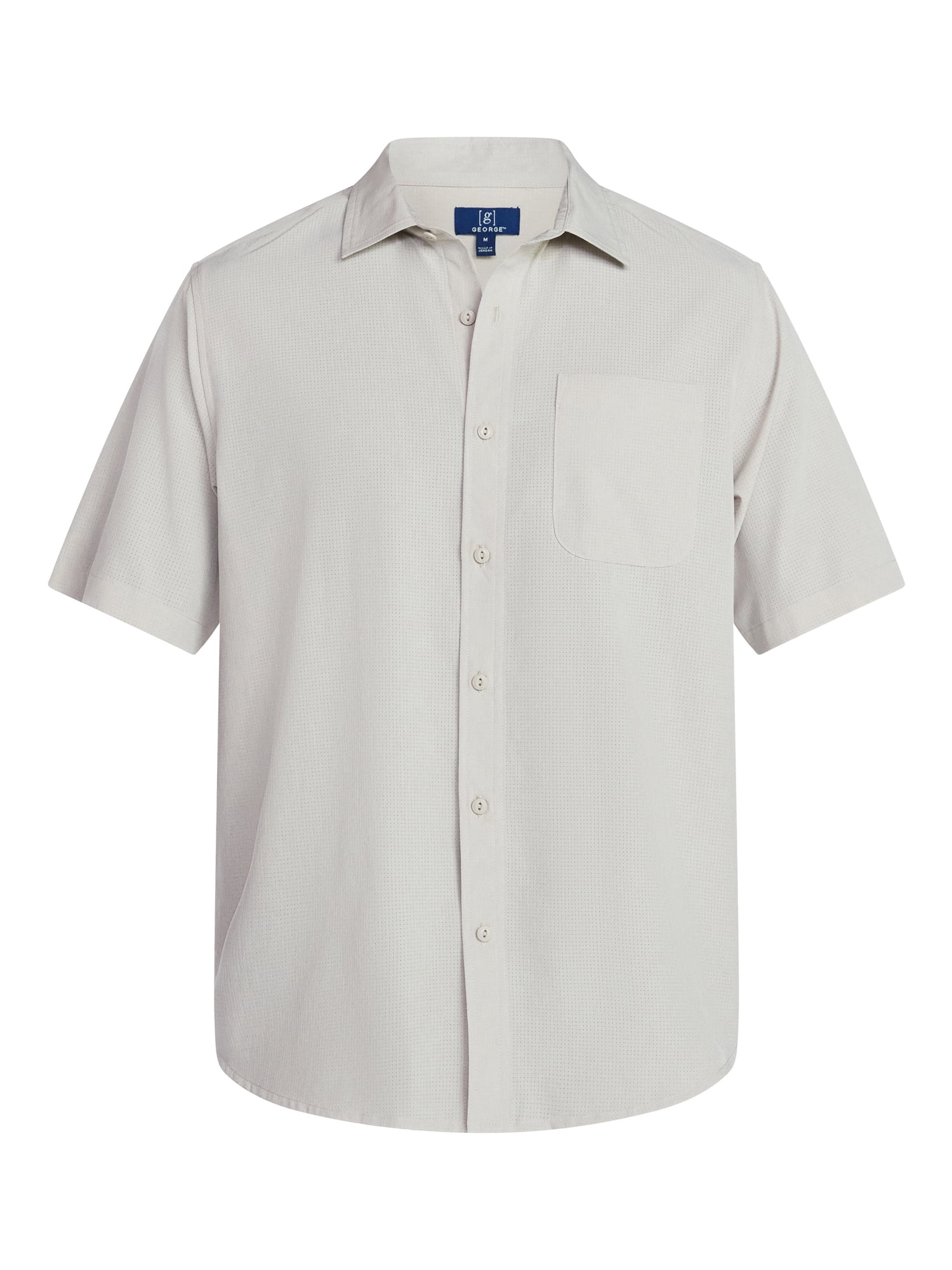 George Men's Commuter Shirt with Short Sleeves, Sizes S-3XL
