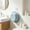 Clear, variant on Aufmer Rotatable Suction Type Basin Holder Wall Attached Wash Basin Hook Multi Function Restroom Storage Frame space saving hanging rack for washroom daily basin storage sorting(2 Pcs)