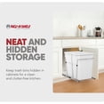 thumbnail image 6 of Rev-A-Shelf RV-18KD-11C S Double 35 Quart Pullout Waste Containers, White, 6 of 11