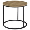 thumbnail image 4 of Lainey Round Occasional Side End Table Mango, 4 of 10