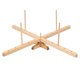 thumbnail image 4 of Yarn Swift Khaki Reusable Yarn Rack with Elegant Wood Aesthetic for Home Use, 4 of 5