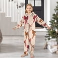 thumbnail image 6 of Vzayyk 4T-14Y Size Aviliable Cozy One-Piece Footless Sleeper Pajama Bow Vector, 6 of 8