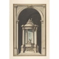 thumbnail image 3 of Louis Gustave Taraval 18x24 Black Modern Framed Museum Art Print Titled - Design for a Pulpit (18th Century), 3 of 5