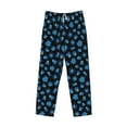 thumbnail image 2 of Vsdgher Blue Octopus Print Mens Pajama Pants Sleep & Lounge Pants, PJ Bottoms With elastic waistb and Pockets, 2 of 5