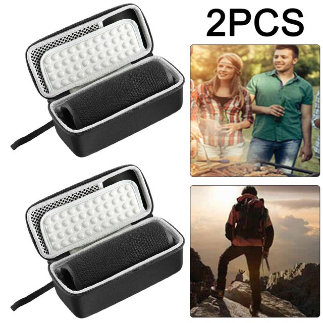 Estuche Rígido para Caja Altavoz Inalámbrico Flip 6 Transporte Portátil (gris) 2 Uds.