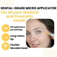thumbnail image 2 of Microbrocha aplicadora desechable para maquillaje, 100 unidades, 2 of 8