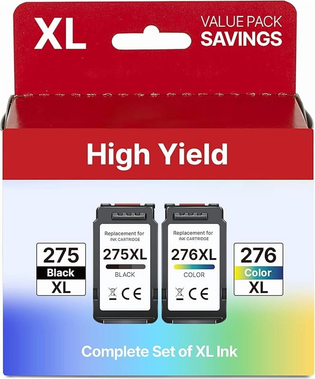 Vaaalo 3 Pack Compatible Printer Ink Cartridge, PG-275XL CL-276XL